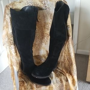 Franco Sarto Caydee suede widecalf boots